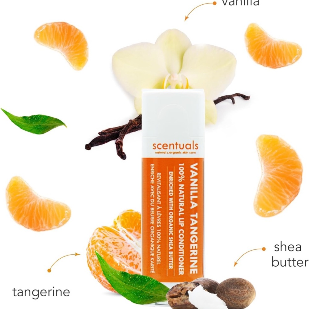 🆕Scentuals Lip Balm Vanilla Tangerine new